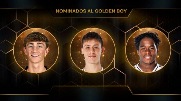 Real Madrid official: Wyson, Guerre and Enderick are selected as the 100-person shortlist for the 2025 Golden Boy Awards