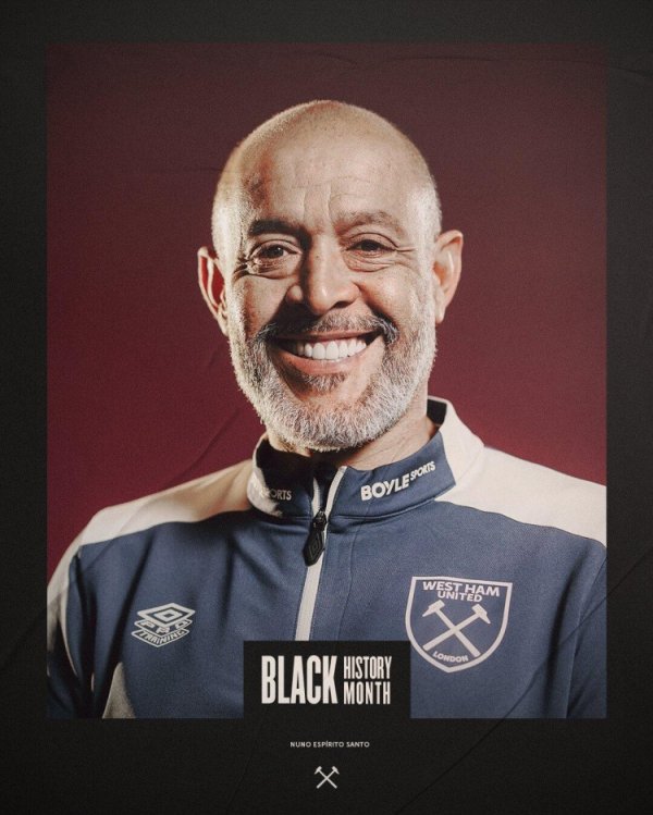 West Ham tweeted that Nuno is the first black coach in team history, fans are dissatisfied: Why emphasize skin color
